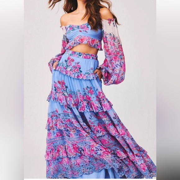 House of Harlow 1960 Other - House of Harlow 1960 Floral Boho Set – Top (M) + Skirt (M)